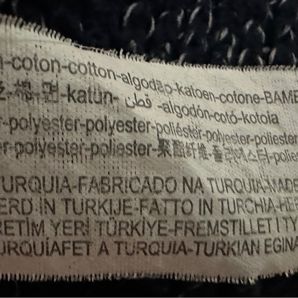 294 ZARA | EUC Turkey Women’s Blue Open Front Knit Cardigan Sweater (size M) - Picture 9 of 12